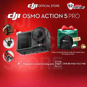Mua Camera hành động DJI Osmo Action 5 Pro máy quay hành trình 4K 120fps  chế độ màu HLG  quay đêm rõ nét  (DJI OA 5 Pro) - Hàng chính hãng