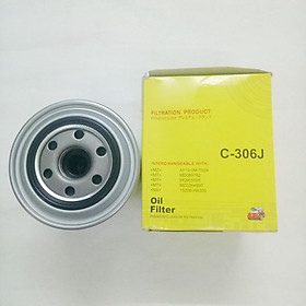 Lọc nhớt C306J dùng cho Mitsubishi Pajero 2.5 máy dầu 1998, 1999, 2000, 2001, 2002, 2003, 2004 MD069783