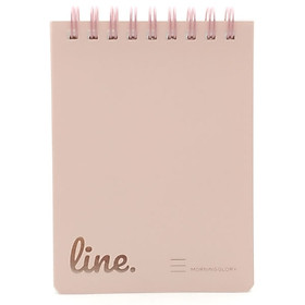 Sổ Ghi Chú Lò Xo Morning Glory Velvet 83830 - Màu Hồng