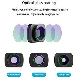 Camera Lens Wide-angle Fisheye Macro Lens for DJI OMSO Pocket Camera Vertical Magnetic Lens Accessory