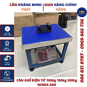 Mua Cân Điện Tử Ghế Ngồi 100kg - 150kg - 300kg Cao Cấp NiNDA AD6 (cân tích điện - tính tiền tự động)   CÂN HOÀNG MINH PHÁT