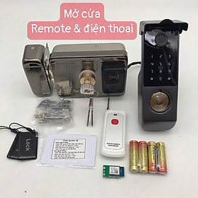 Mua Khóa thông minh chống nước G04RW.2M - 2 Mặt vân tay trong ngoài + Remote & App Tuya wifi ( Hàng nhập khẩu)