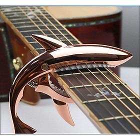 Capo cá mập GC-02 - Capo guitar acoustic, guitar điện - Capo Ukulele hợp kim kẽm siêu bền chắc