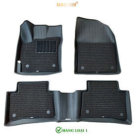 Thảm lót sàn xe ô tô 2 lớp TOYOTA New COROLLA ALTIS 2022-2026+ Nhãn hiệu Macsim 3W chất liệu nhựa TPE đúc khuôn cao cấp - màu đen