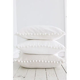 Mua 1 Gối vải canvas 2 lớp phối ren siêu đẹp