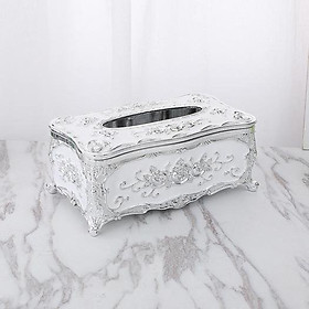 Mua Hộp đựng giấy ăn mạ vàng (màu bạc)
