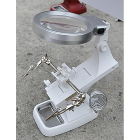Mua Kính lúp hàn mạch có đèn phóng đại 10 lần sửa chữa  lắp chip điện tử cao cấp Ver 2-giao màu ngẫu nhiên