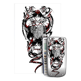 Decal Trang Trí Máy Tính Casio/Vinacal Nhân Vật Truyện Tranh Attack On Titan TAT-010