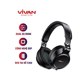 Mua Tai Nghe Chụp Tai Không Dây VIVAN Bluetooth 5.0 Liberty H100 Siêu Nhẹ - Chống Ồn - Âm Thanh Sắc Nét  Hàng Chính Hãng 