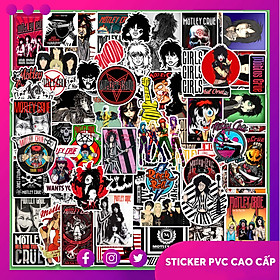 50 Hình Motley Crue | Sticker Chống Bay Màu , Chống Thấm Nước