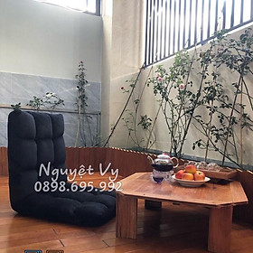 Mua Ghế bệt tựa lưng màu tím cam kết loại 1 nhung mịn  dày dặn  chắc chắn