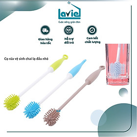 Mua Cọ rửa vệ sinh chai lọ đầu nhỏ cán dài bằng silicon thích hợp chai cổ cao  cổ nhỏ  bình sữa cho bé