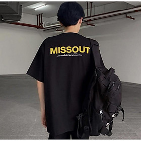 Áo thun tay lỡ MISSOUT phông Unisex nam nữ tee oversize form rộng pull Ulzzang Streetwear Hàn Quốc vải mềm