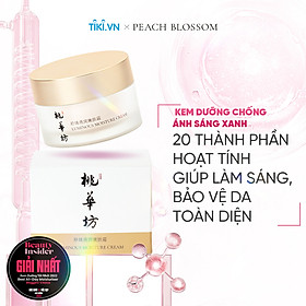 Hình ảnh Kem Dưỡng Ẩm Toàn Diện Chống Ánh Sáng Xanh, Phục Hồi, Làm Trắng Da Với Ngọc Trai, Ngăn Ngừa Lão Hóa, Giảm Nếp Nhăn Tối Ưu Nhờ Tổ Yến và Làm Dịu Da Với Rau Má, Cúc La Mã Peach Blossom Luminous Moisture Cream