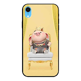 Ốp lưng in cho Iphone XR Mẫu Heo Vua