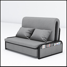 Mua Giường sofa thông minh gấp gọn thành ghế sofa. Sofa giường đa năng có ngăn chứa đồ. Giường ngủ đa năng tặng kèm 2 gối