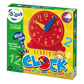 Đồ Chơi Dạy Học Đồng Hồ Mầm Non - Student Clock Gigo Toys Giao Mẫu Ngẫu