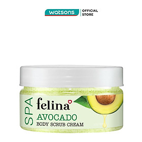 Kem Tẩy Da Chết Felina Avocado Body Scrub Cream 200g