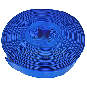 ống nhựa, ống bạt dù cốt vải phi 50mm 20 mét xanh dương