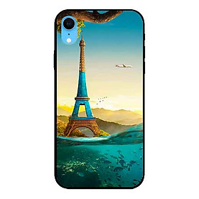 Ốp lưng in cho Iphone XR Mẫu Tháp Pháp