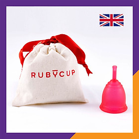 Cốc Nguyệt San Ruby Cup Anh Màu Đỏ Size S 24ml - Độ Mềm Phù Hợp Phụ Nữ Việt - Vật liệu 100% Sillicon Y Tế Đạt Tiêu Chuẩn FDA – Hàng Chính Hãng Thương Hiệu Được Yêu Thích Tại Anh Và Hơn 36 Quốc Gia - Ruby Cup Red S