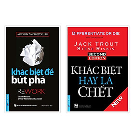 Sách - Combo Khác Biệt Để Bứt Phá + Khác Biệt Hay Là Chết - First News