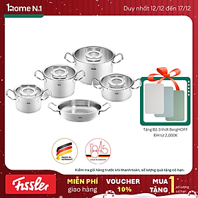 Mua Bộ nồi 4 món Fissler Original-Profi nắp kính kèm chảo-Hàng chính hãng