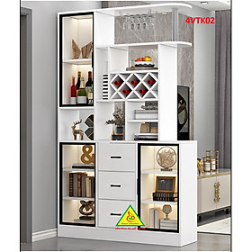 Mua Vách ngăn kiêm tủ rượu trang trí phòng khách   nhà bếp 4VTK02