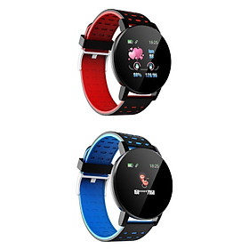 2Pcs 1.3'' Screen Smart Watch Bluetooth Bracelet Watch Fitness Tracker
