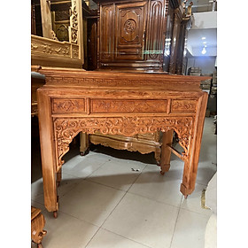 Mua Án gian thờ gỗ hương đá 1 tầng ngang 1m54 (  0988 587 165 )