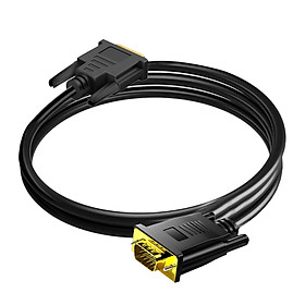-D 24+1 to VGA Cable Male to Male Adapter Cable Gold Plated for Monitor