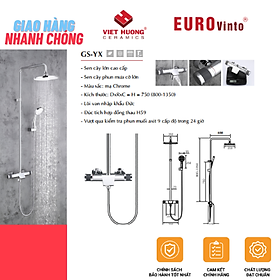 Mua BỘ SEN TẮM ĐỒNG THAU NÓNG LẠNH EUROVINTO CAO CẤP MÃ GS-YX