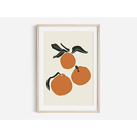 Mua Tranh treo tường | Tranh nghệ thuật trừu tượng - Orange Print  orange kitchen Print  Orange Wall Art  Fruit Poster