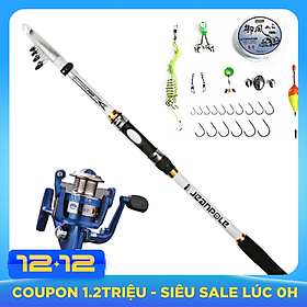 Bộ cần câu - Cần câu cá kèm máy NL Máy 4000 - Kèm nhiều phụ kiện CM401