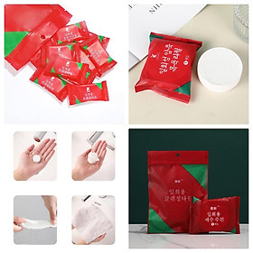 Mua Gói 20 Viên Khăn Giấy Nén Hàn Quốc Cao Cấp - Loại Dày 2 Lớp - Mang Đi Du Lịch  Công Tác Tiện Lợi