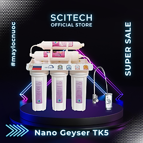 Mua Máy lọc nước Nano TK by Scitech - Không dùng điện  không nước thải - 3 cấp lọc đến 9 cấp lọc