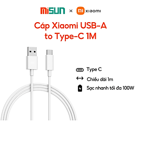 Mua Cáp (CABLE) MI USB-C CABLE 1M WHITE (TRẮNG) (BHR4422GL) - Hàng Nhập Khẩu