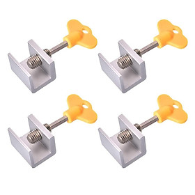 Khóa cửa sổ trượt 4 mảnh khối Khối cửa trượt điều chỉnh khóa điều chỉnh cửa trượt có thể điều chỉnh vạt với nhôm nhôm cửa trượt cửa cửa sổ Fenetre cửa sổ