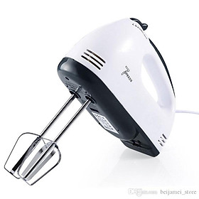 Mua Máy Đánh Trứng Cầm Tay 7 Tốc Độ Công Suất Lớn Tặng Kèm 4 Que Đánh Thép Không Gỉ - Hàng Chính Hãng - Hàng Nhập Khẩu