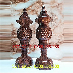 Mua Cặp đèn để bàn thờ gỗ màu đèn vân gỗ   cặp đèn tổ ong hàng mới mẫu mới
