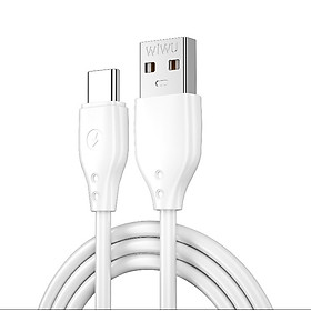 Mua Cáp sạc Wiwu Pioneer Charging Cable Wi-C001 cho các thiết bị sạc chân Type-c  hỗ trợ sạc nhanh  chiều dài 1m - Hàng chính hãng