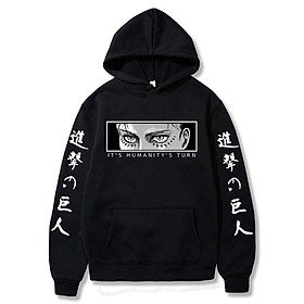 Áo hoodie Anime Attack on Titan phong cách Hip Hop thời trang cho nam nữ