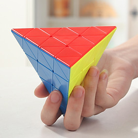 Rubik tam giác 4x4 cao cấp - Tặng kèm chân đế