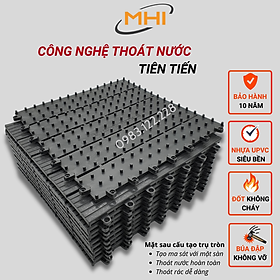 Mua  COMBO11  Miếng nhựa trải sàn MHI-Special  Tấm nhựa trải sàn trang trí ban công / sân vườn / sân thượng  lót sàn chống trơn trượt nhà tắm / bể bơi - Hàng Việt Nam chất lượng cao