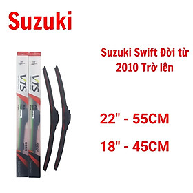 Cần gạt nước ô tô thanh mềm A8 dùng cho Suzuki Ertiga, Wargon R, Swift,...Và các xe khác của hãng Suzuki - Hàng nhập khẩu