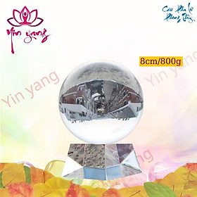 Mua Cầu Pha Lê Màu Trắng- Quả Cầu Phong Thủy Cao Cấp cao cấp  chất lượng