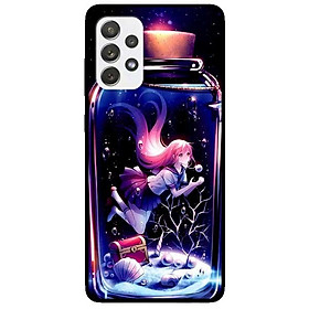 Ốp lưng dành cho Samsung Galaxy A52 5G  mẫu Cô Gái Trong Lọ