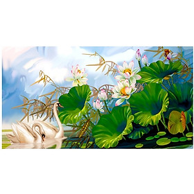 Mua tranh đính đá Hạnh phúc bình an - chưa đính