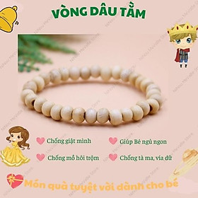 Vòng Dâu Tằm Đeo Tay Cho Bé - Trẻ Em Sơ Sinh. Chống Mồ Hôi Trộm, Tránh Tà Ma, Vía Giữ Giú Ngủ Ngon 