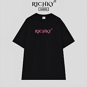 Áo Phông Unisex Richky Luxury BlackPink T Shirt Đen - RKP02